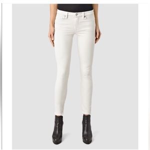 Allsaints Stilt White Jeans